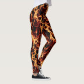 Flammende Leggings für das harte Training (Rechts)
