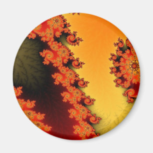 Flammende Linien Magnet