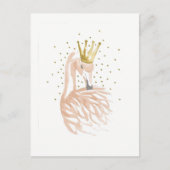 flammende Rose Postkarte (Vorderseite)