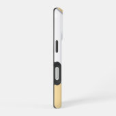 Flammender Kopf-Strichmännchen iPhone 16 Hülle (Rechte Seite)