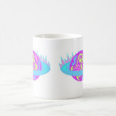 Flammender Saturn! Kaffeetasse (Mittel)