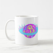 Flammender Saturn! Kaffeetasse (Links)