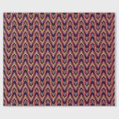 Flammendes Bargello Geschenkpapier (Flach)