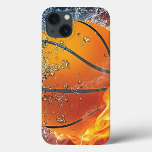 Flammendes Basketball-Wurfkissen Case-Mate iPhone Hülle