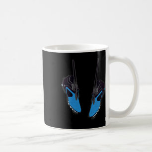 Flammendes Fußball Ll in Flammen Farbiger Splash-S Kaffeetasse