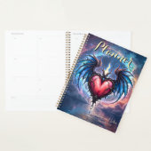 Flammendes Herz des Mondes – Gothic Cosmic Love Planer (Anzeige)