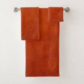 Flammendes Orange Badhandtuch Set (Insitu)