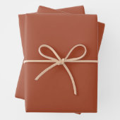 Flammendes Orange Geschenkpapier Set (Beispiel)