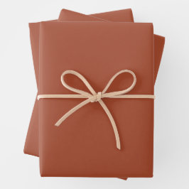 Flammendes Orange Geschenkpapier Set