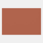 Flammendes Orange Geschenkpapier Set (Vorderseite)