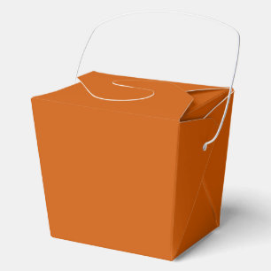 Flammendes Orange Geschenkschachtel