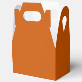 Flammendes Orange Geschenkschachtel