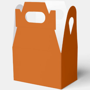 Flammendes Orange Geschenkschachtel