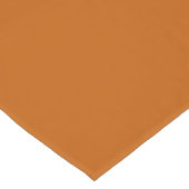 Flammendes Orange Kurzer Tischläufer (Ecke)