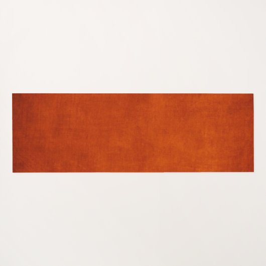 Flammendes Orange Yogamatte (Rückseite (Horizontal))