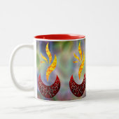 Flammendesign Zweifarbige Tasse (Links)