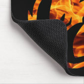 Flammendrache 1 mousepad (Ecke)