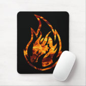 Flammendrache 1 mousepad (Mit Mouse)