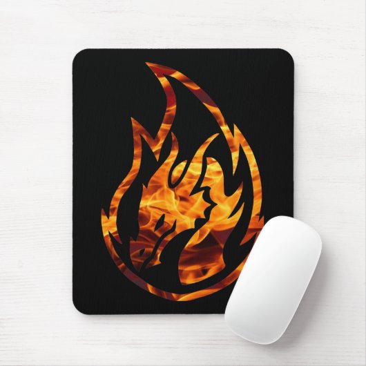 Flammendrache 1 mousepad (Mit Mouse)