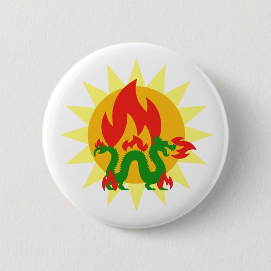 Flammendrache Button (Vorderseite)