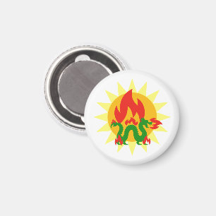 Flammendrache Magnet