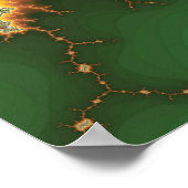 Flammendrache (Print) Poster (Ecke)