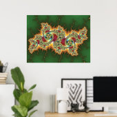 Flammendrache (Print) Poster (Heimbüro)