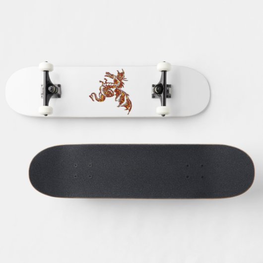 Flammendrache Skateboard (Horizontal)