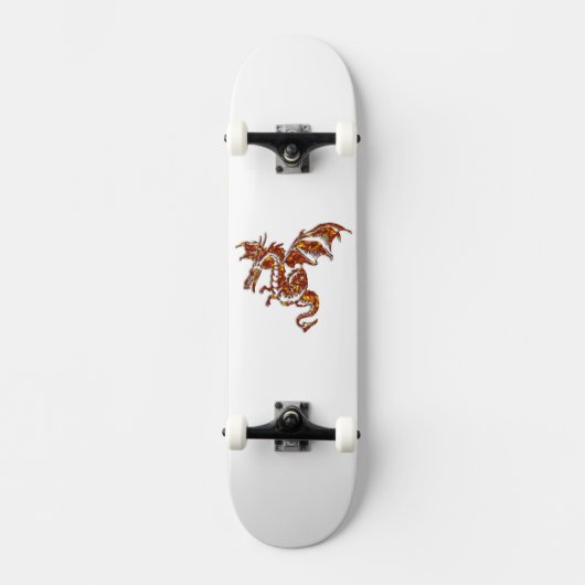 Flammendrache Skateboard (Vorderseite)