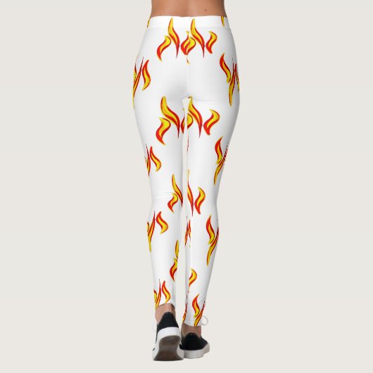 Flammendruck Leggings (Rückseite)