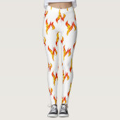 Flammendruck Leggings (Vorderseite)