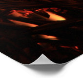 Flammendruck Poster (Ecke)