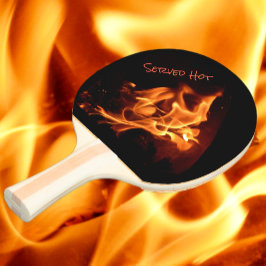 Flammenfeuer bedient Hot Personalisiert Tischtennis Schläger