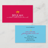 Flammenfeuer (gelbe bis orangefarbene Flammen) Visitenkarte (Vorne/Hinten)