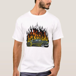 Flammenfeuer Hot Rod Auto Vinto American T-Shirt