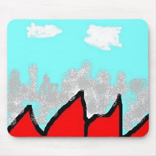 Flammenfeuer Mousepad (Vorne)