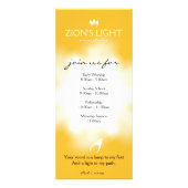 Flammenfeuer (weiße Flammen) Werbekarte (Vorne)