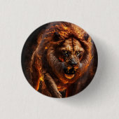 Flammenfeuerlöwe Button (Vorderseite)
