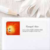 Flammenflammender Fußball (Insitu)