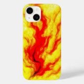 Flammenfluss - Abstraktes Feuer Inspiriert Case-Mate iPhone Hülle (Rückseite)