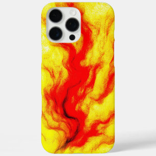 Flammenfluss - Abstraktes Feuer Inspiriert iPhone 16 Pro Max Hülle