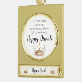 Flammenflüster, Diwali Banner-Ornament Gold (Links)