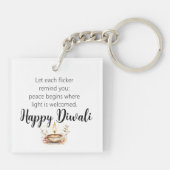 Flammenflüster, Diwali Schlüsselanhänger (Rückseite)