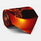 FlammenFraktal Krawatte (Gerollt)