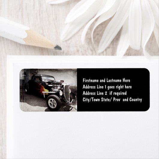 FlammenFrisierte Auto (Insitu)