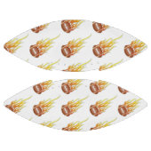 Flammenfußball Football (Paneele)