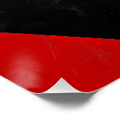 Flammengeometrien Poster (Ecke)