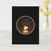 Flammengrüßkarte Karte (Gelbe Blume)