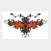 Flammenharpy coole Skizze v1 Rechteckiger Aufkleber (Vorderseite)