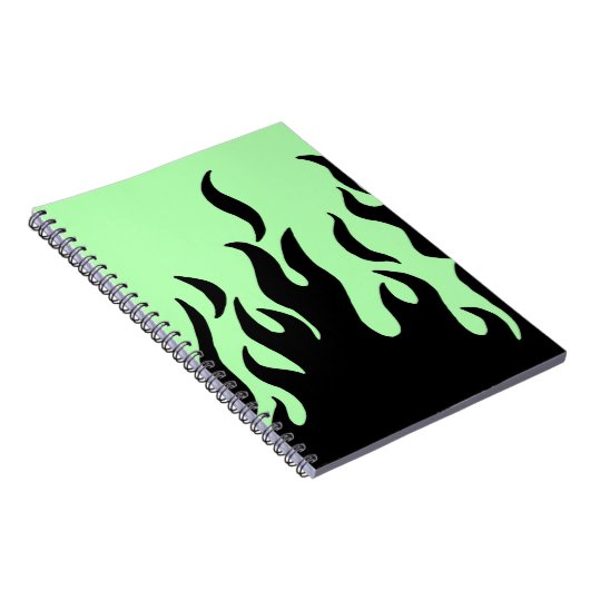 Flammenheft Notizblock (Rechte Seite)